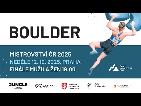 Mistrovství ČR ve sportovním lezení 2025 - Finále muzů a žen