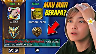 Download lagu NIAT PRANK STREAMER CEWEK… MALAH DIREMEHKAN MUSUH ‘ALUCARD MAU MATI BERAPA?’ MLBB mp3