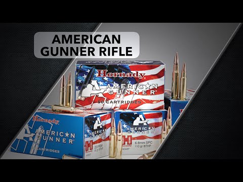 Hornady American Gunner Rifle Ammunition .223 Rem 55 gr HP-Match 3240 fps  80238