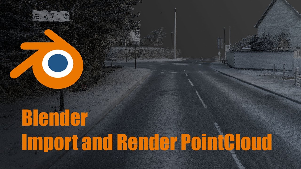 Blender - Import and render a pointcloud