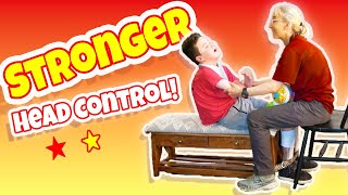 Strengthen Head Control for Kids with Cerebral Palsy 💙👦🏼 | Pediatric Physical Therapy #8