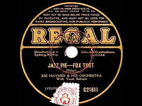 1932 Joe Haymes - Jazz Pie (Columbia version--Joe Haymes & Mike Doty, vocal)