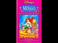 Closing To The Little Mermaid Double Bubble UK VHS 1993