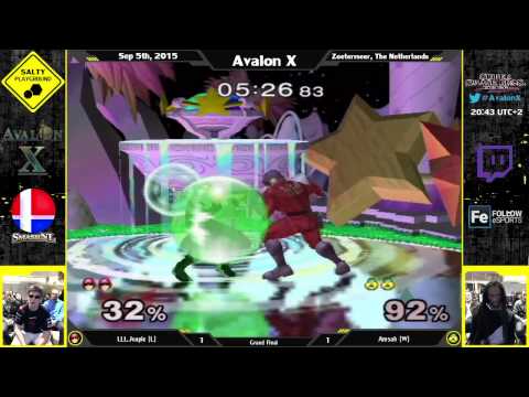 Avalon X - LLL.Jeapie (Cpt. Falcon) Vs Amsah (Sheik) - SSBM Singles Bracket Grand Final