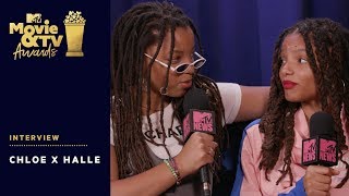 Chloe x Halle Talk &#39;Grown-ish&#39; Season 2 | 2018 MTV Movie &amp; TV Awards