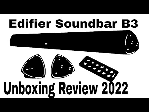 Edifier Cine sound B3 sound bar, Optical, Aux, Coxal, Bluetooth, RCA, best for led tv HT review