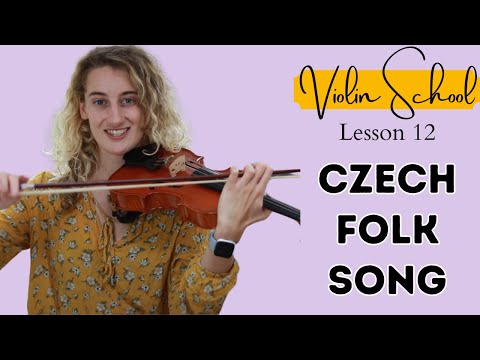 Violin School Beginners' Lesson 12: Czech Folk Song!