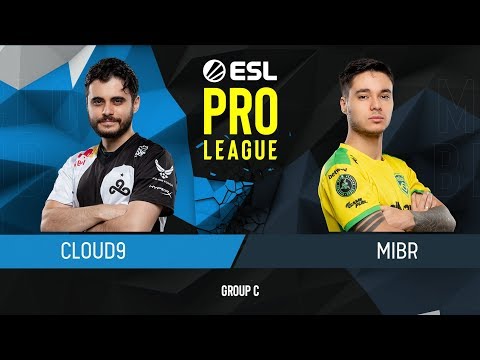 CS:GO - Cloud9 vs. MIBR [Overpass] Map 1 - Group C - ESL Pro League Season 9 Americas