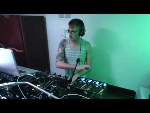 DJ Remington Live behind the scenes on PureEDMRadio.com; traktor, broadcast, club, edm, techno