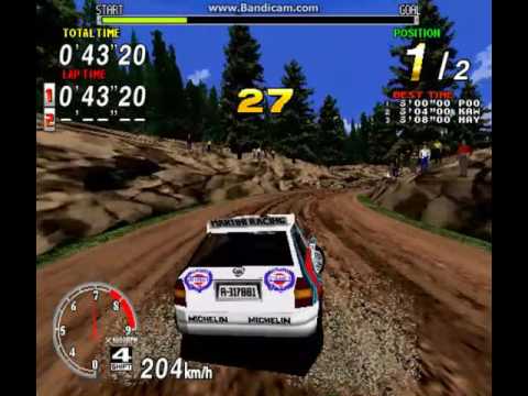 SEGA Rally Championship 1994/95 by SEGA AM-5 Model 2 Emulator(Not MAME)