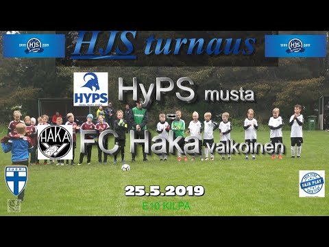 HJS Lähitapiola Cup 2019 HyPS musta vs FC Haka valkoinen lohkopeli