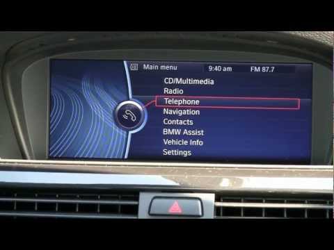 Pairing Your Bluetooth Phone with the BMW iDrive System