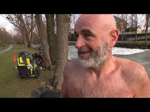 Tarbes : chaque jour il s'offre un bain glacé dans l'Adour