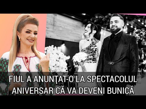 A plâns în hohote pe scenă! Roberta Crintea, anunțată de fiul ei că va deveni bunică!