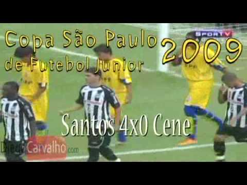 Santos 4x0 Cene (Copa São Paulo de Junior 2009)