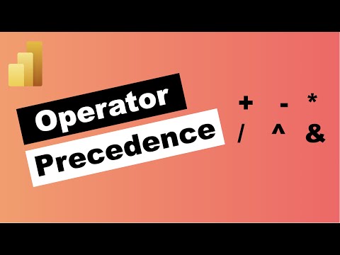 Operator Precedence in Power BI