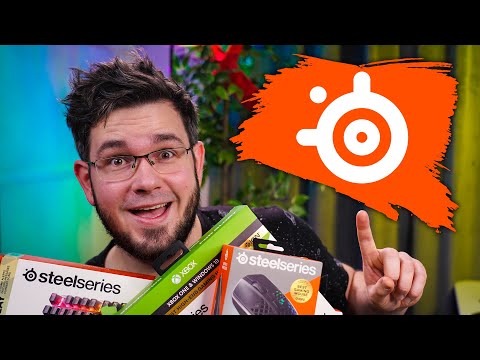 Ausinės žaidimams su mikrofonu SteelSeries Arctis Nova 1P Over-Ear, Baltos spalvos video