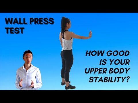 Wall Press - Test Your Upper Body Stability...