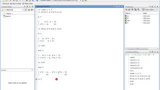 48   Working with Matrices and the Symbolic Math Toolbox.