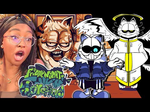 Fnf Gorfield V2 is TERRIFYING!!