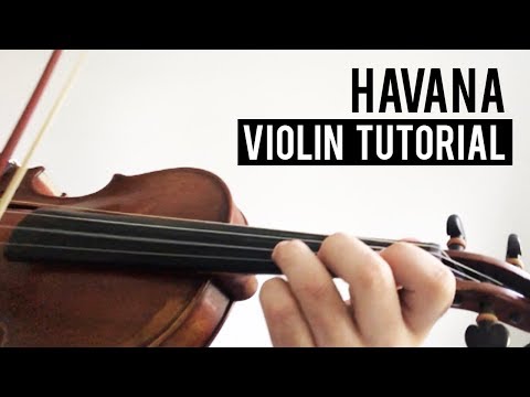 Camila Cabello "Havana" Violin Tutorial | Brandon Woods