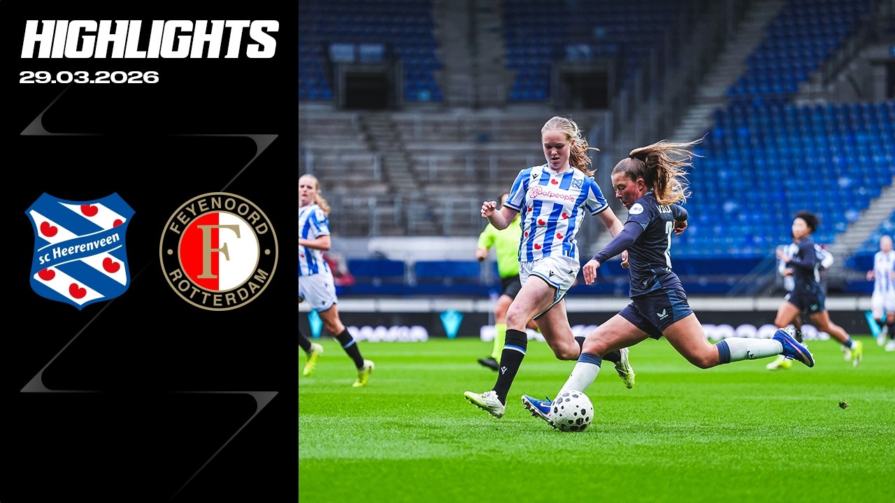 Highlights | sc Heerenveen - Feyenoord V1 | Eurojackpot Vrouwen Eredivisie 2025-2026