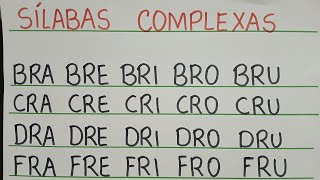 Aprenda sílabas complexas em minutos! Método fácil para ler e escrever rápido