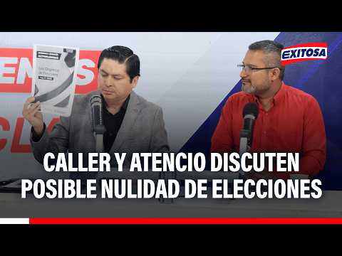 🔴🔵 ¿Nulidad de elecciones? Candidatos Ronald Atencio y Herbert Caller DISCUTEN propuesta