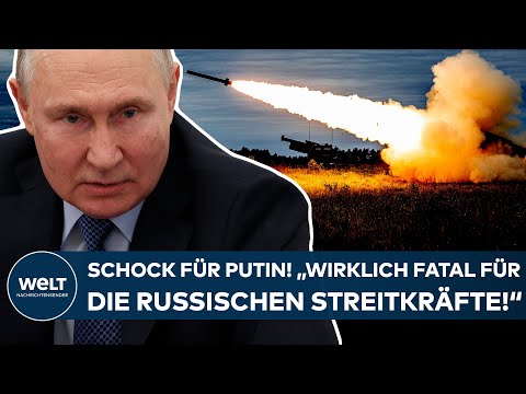 UKRAINE-KRIEG: Schock für Putin! "Wirklich fatal für die russischen Streitkräfte!"