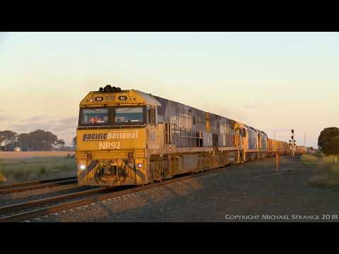 2MA5 NR's & G's with Container Train - PoathTV Australian Railways