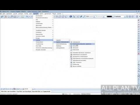 ALLPLAN.TV - Quicktipps Allplan 2013 Video Vermesserdaten Import 2013