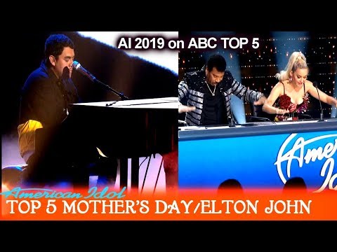 Alejandro Aranda “Blesser” Original Song on piano Mother's Day Dedication | American Idol 2019 Top 5