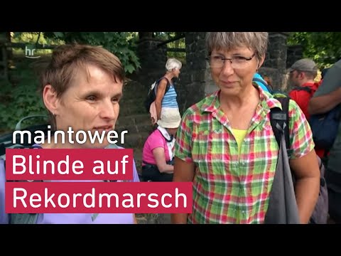 Wandern ohne Grenzen – Blinde Menschen auf Rekordmarsch durch die Rhön | maintower