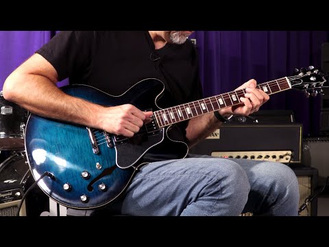 Обзор полуакустической гитары Gibson ES-335 Figured 2019