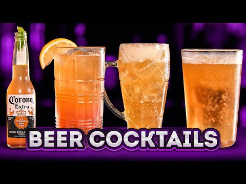 BEER COCKTAILS: Michelada, Corona Sunrise, Lunchbox & Cranberry Ginger Shandy