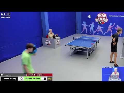 16:30 Третяк Назар 0-3 Завада Никита   стол 4 Юг-3 07.05.21