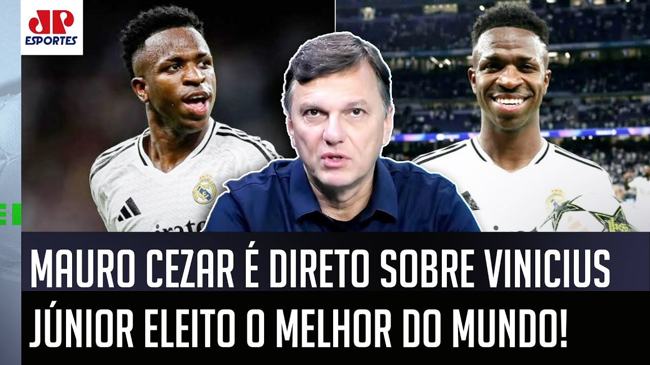 "Gente, o Vinicius Júnior ser o MELHOR DO MUNDO pela Fifa É BOM para..." Mauro Cezar É DIRETO!
