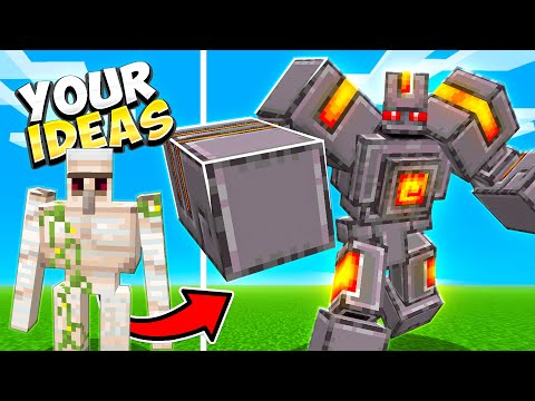 I made YOUR Epic Minecraft Ideas, Again!