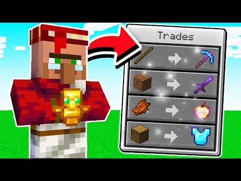 EpicDipic - Minecraft, But Villagers Trade OP Items....