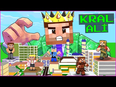 ALİ KRAL OLDU, HERKESİ KÖLESİ YAPTI! 😂 -Minecraft