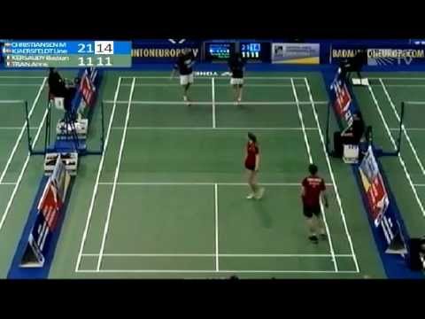 2013 European Junior Team Championships Final XD M.Christiansen /L.Kjaersfeldt VS B.Kersaudy /A.Tran