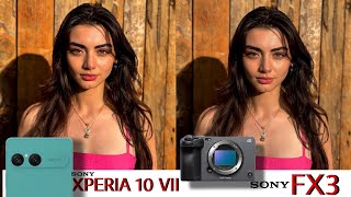 Sony Xperia 10 VII VS Sony FX3 | Camera Test - Android VS DSLR!