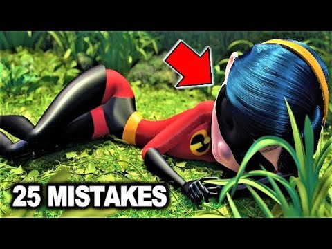 💥 25 BIGGEST MISTAKES in THE INCREDIBLES