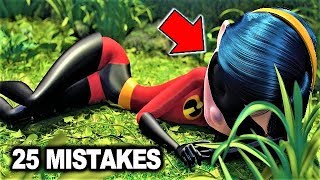 💥 25 BIGGEST MISTAKES in THE INCREDIBLES
