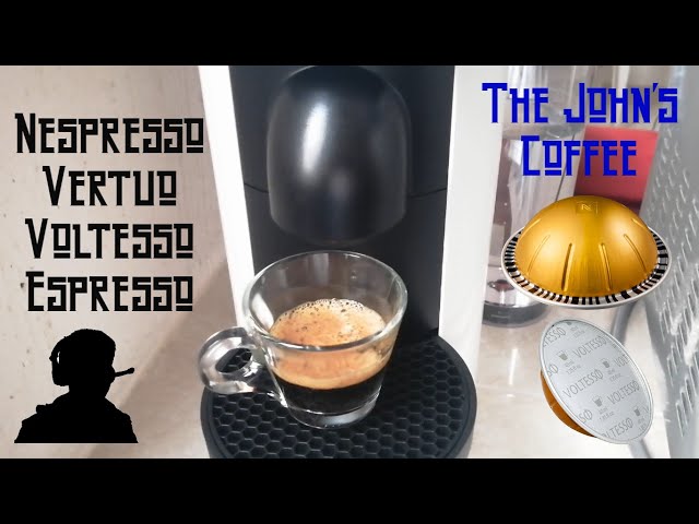 Vídeo relacionado con Nespresso Cápsulas Vertuo, Voltesso, espresso tostado suave, 50 cápsulas de espresso, prepara 38.3 g.