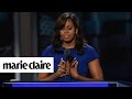 The Best Parts of Michelle Obama’s Beautifully Personal DNC Speech | Marie Claire
