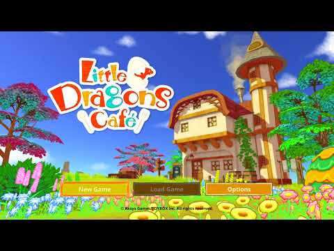 Little Dragons Cafe Title Screen (PC, PS4, Switch)