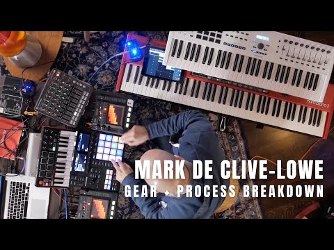 Mark de Clive-Lowe - Gear Set Up & Beat Making Process Break Down (Live Studio Production)