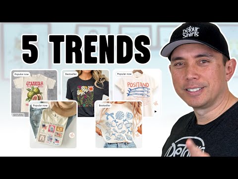 Top 5 T-Shirt Design Trends in 2025 So Far | Print on Demand