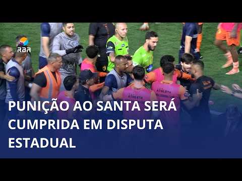 Santa Catarina Clube perde dois mandos e é multado em R$ 14,5 mil pelo TJD-SC